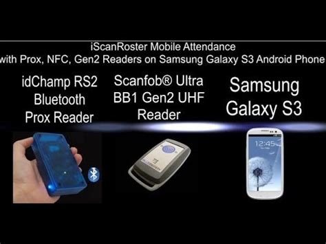 rfid reader samsung galaxy s3 mini|Three RFID readers simultaneously (PROX, NFC, GEN2) on .